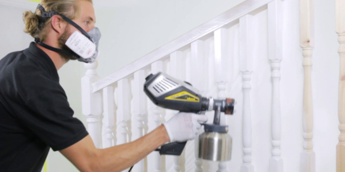 Spray Paint a Staircase