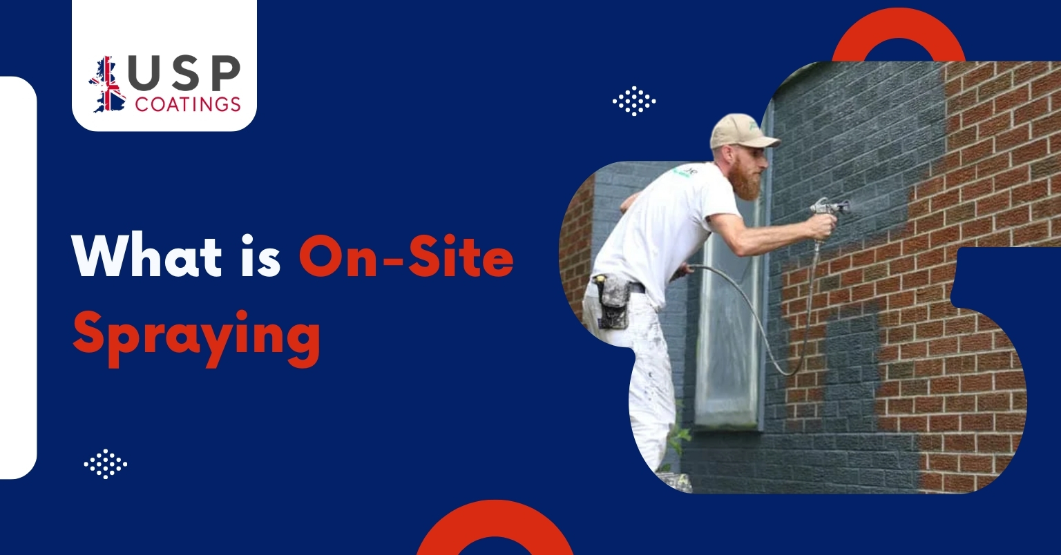 what is on-site spraying, and how does it save time for businesses