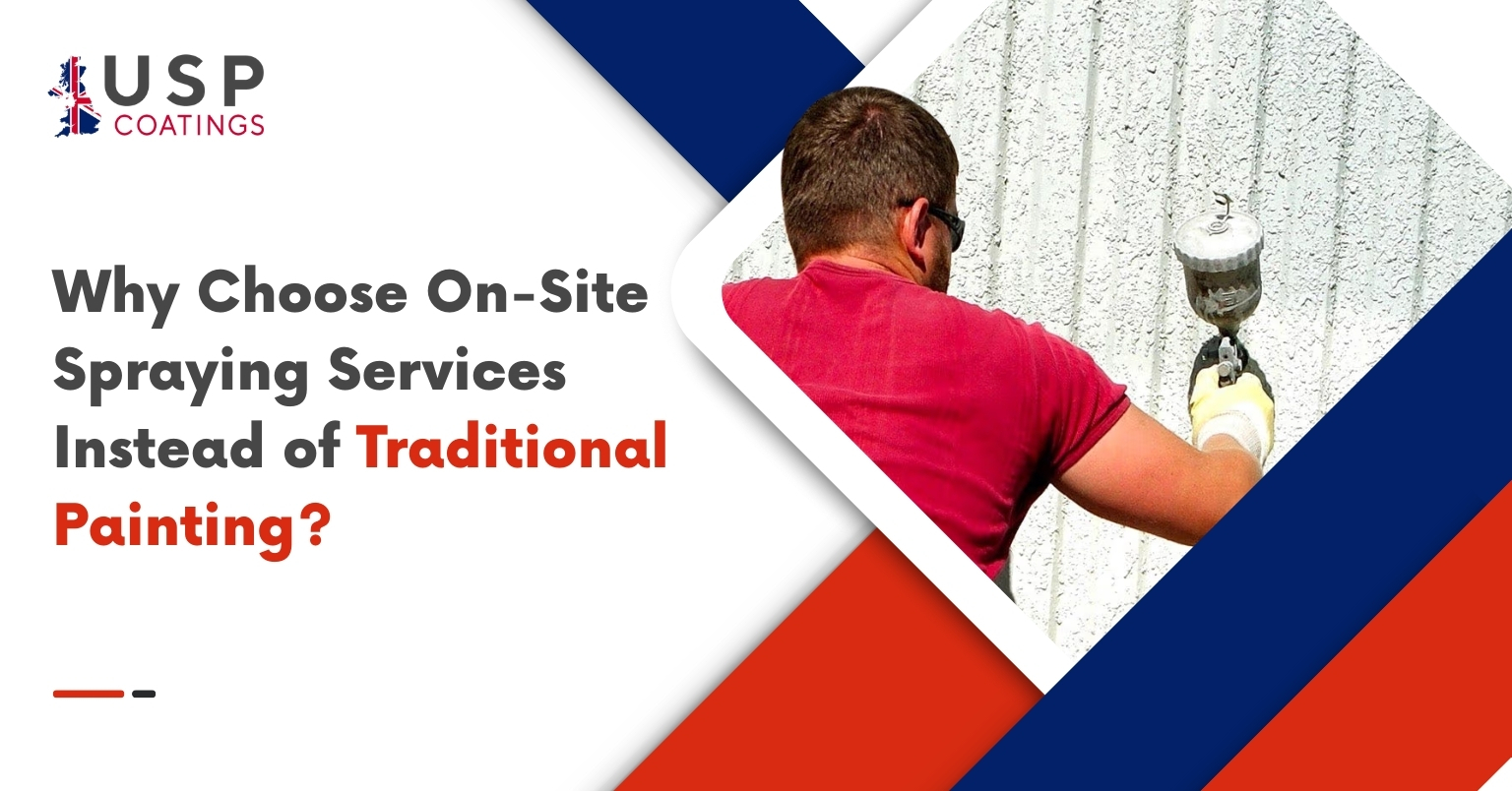 why choose on-site spraying services instead of traditional painting
